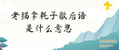 ��˵��è�ú���Ъ������ʲô��˼