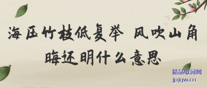 ���ͺ�ѹ��֦�͸��� �紵ɽ�ǻ޻���ʲô��˼